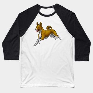Dog - Basenji - Chestnut Baseball T-Shirt
